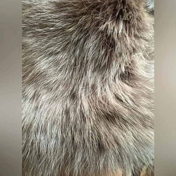 MARVIN RICHARDS | women’s leather & rabbit fur jacket. Size: XL - Picture 5 of 16